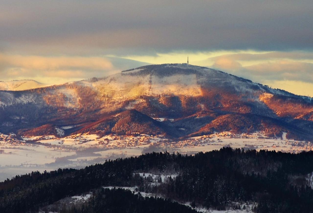 Noclegi Daglezja Pod Gora Zar Miedzybrodzie Zywieckie Exterior foto
